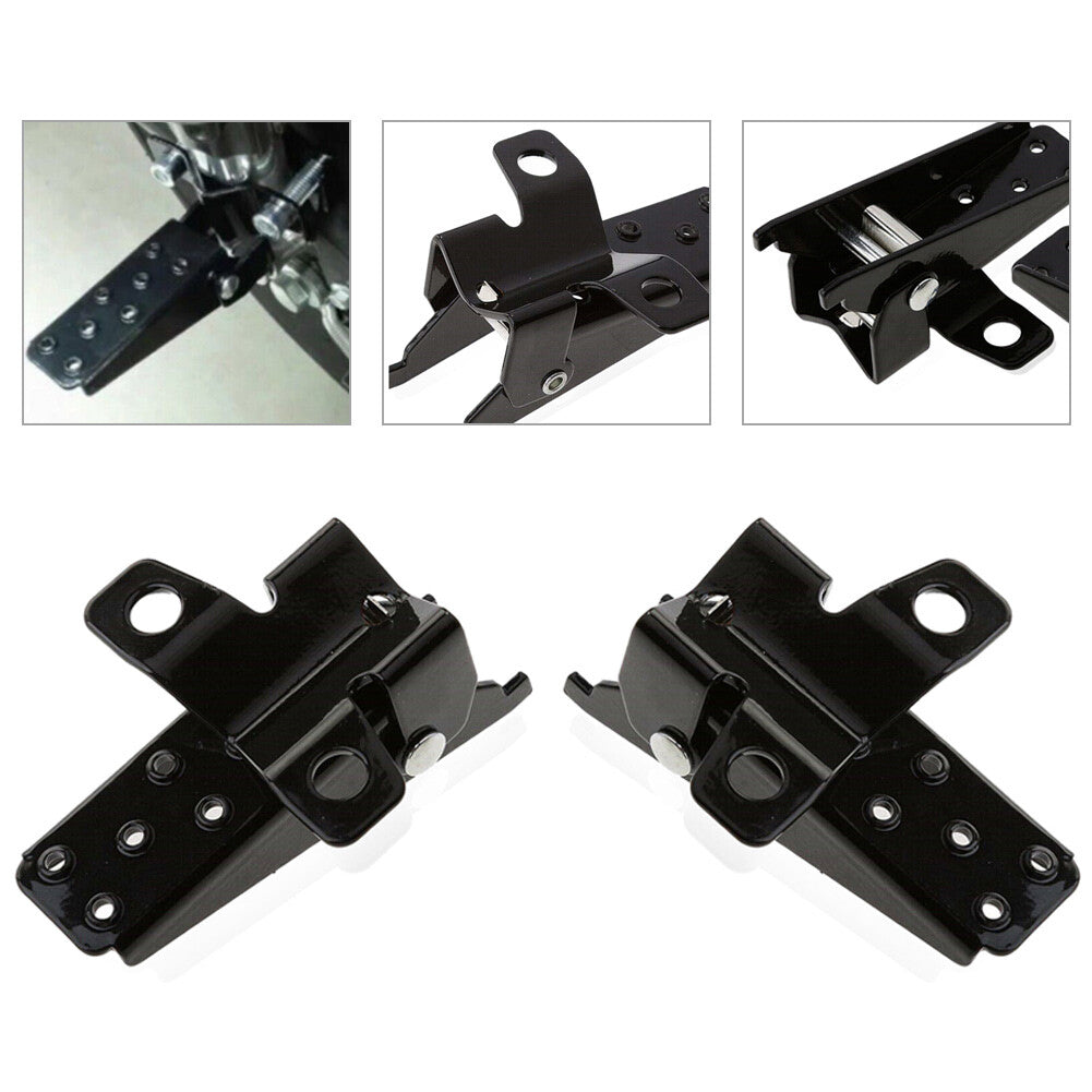 2Pcs Passenger Foot Peg Rear Pedal Footrest Aluminum Fit 24-38Mm Motorcycle