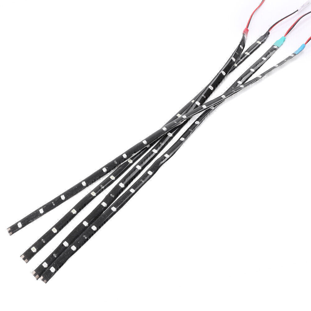 30cm/11.81  LED Car Flexible Light Strip fit Car Trucks Motor Grill 12V Blue