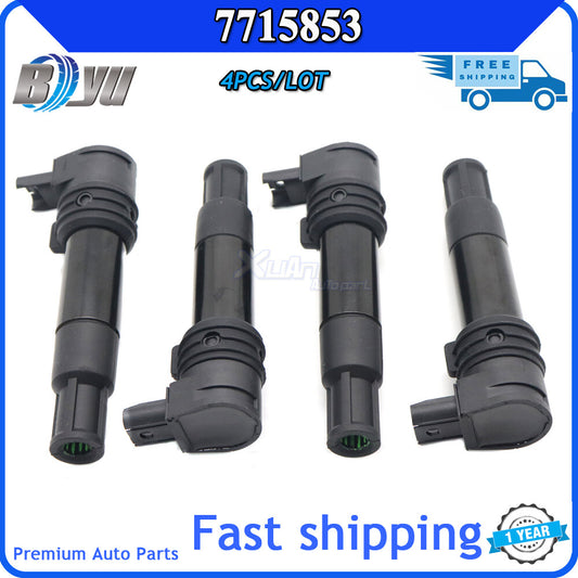 4pcs New Ignition Coil Fits for BMW R1200R 7715853-01 771585301 7715853