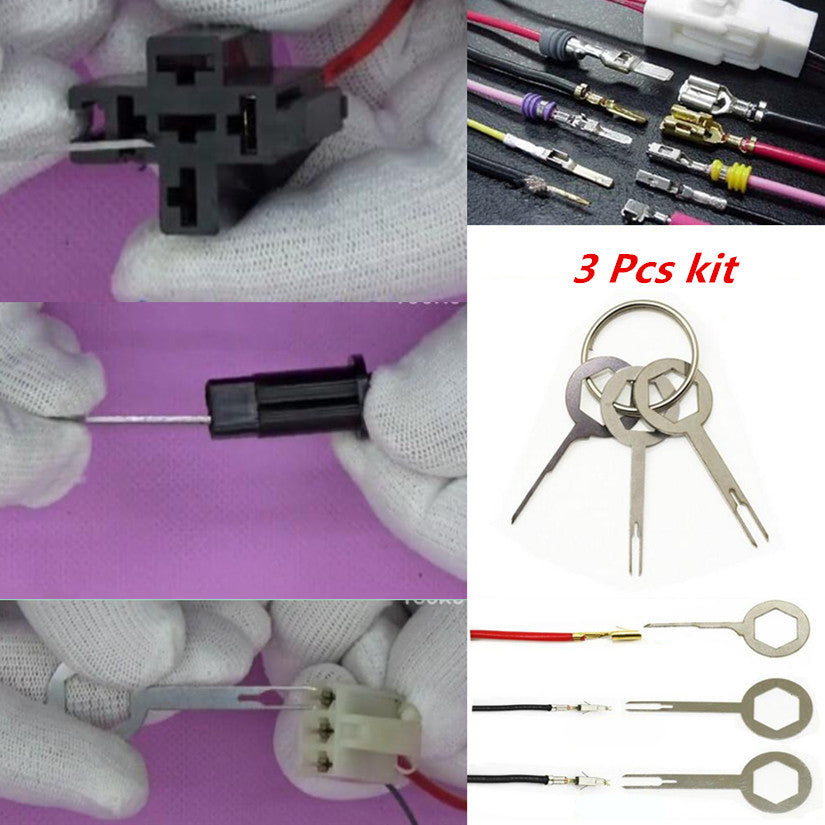 Car Pin Extractor Removel Electrical Plug Terminal Wiring Crimp Connector Tool