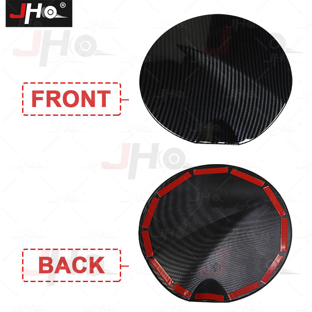 Carbon Grain Fuel Gas Oil Tank Overlay Cover Trim for Toyota Tundra 2022 2023