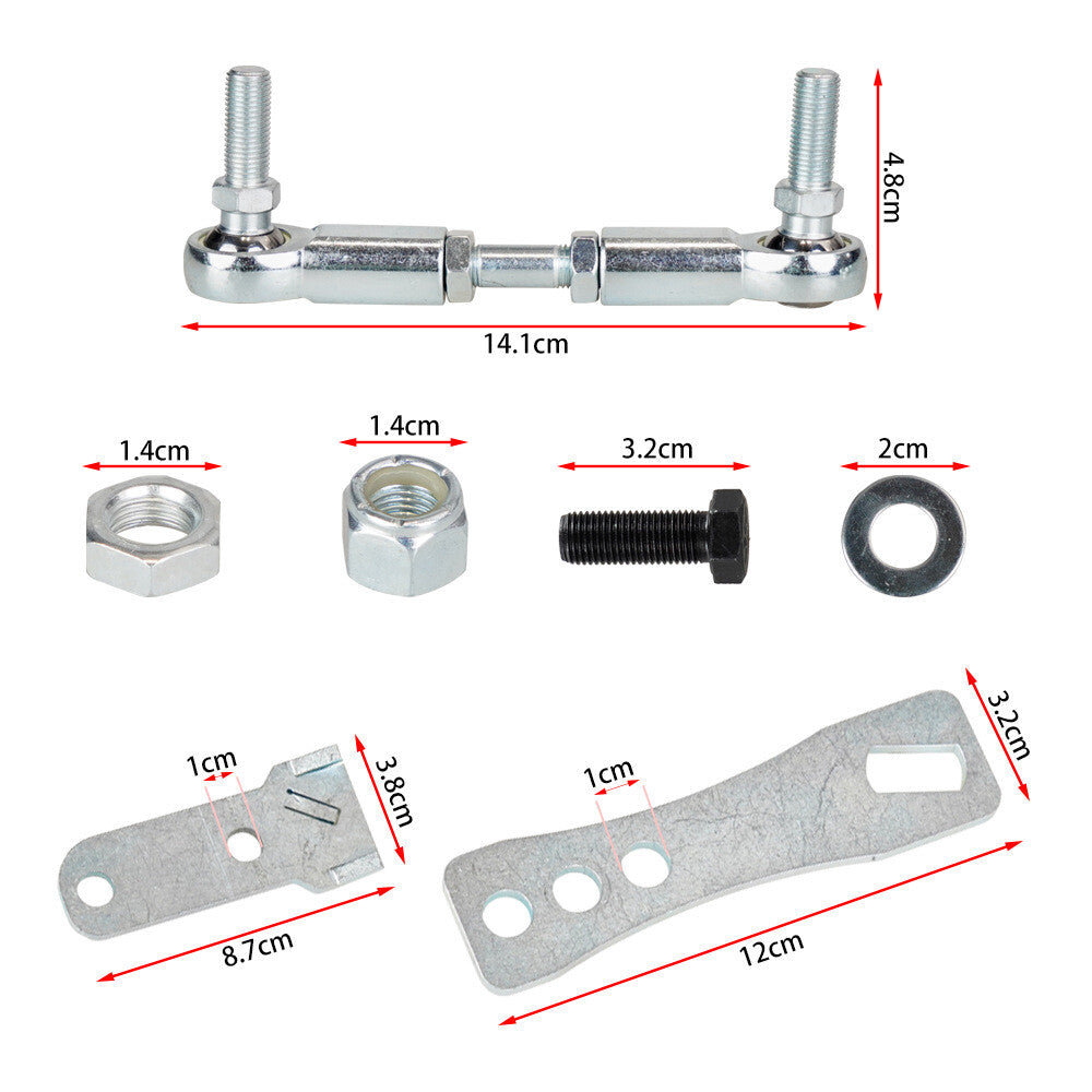 Aluminum transfer case linkage kit for Jeep Cherokee XJ Comanche MJ 1986 - 2001