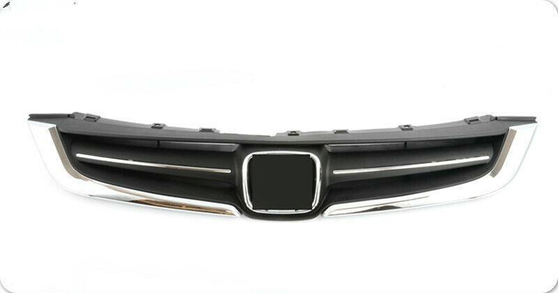Suitable for 2005-2007 for Honda Accord 7 ABS Chrome Front Upper Bumper Mesh Grill Grill
