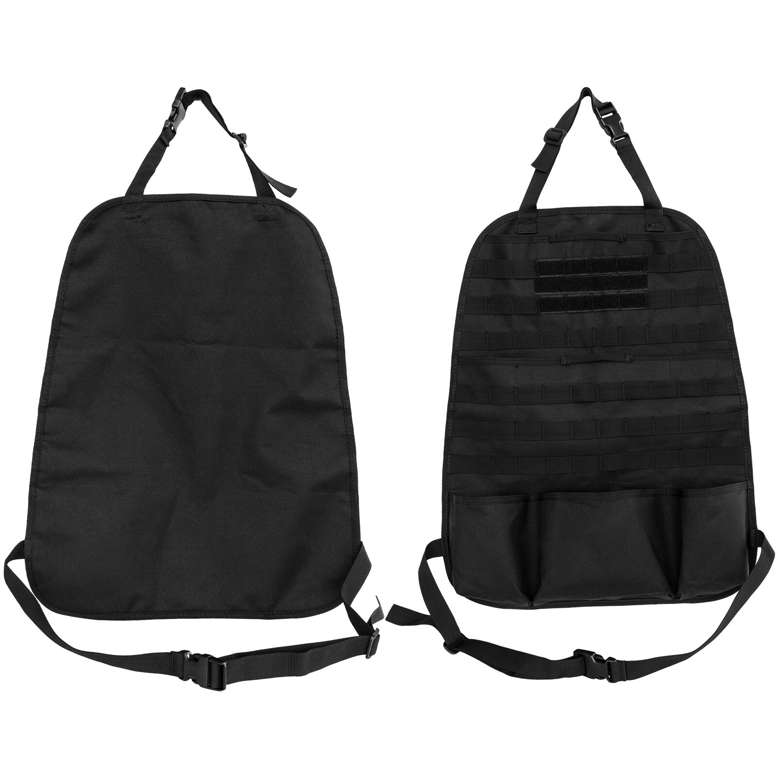 Nylon Car Storage Organizer Bag Tactical Vehicle MOLLE for Seat Back Cover Protector