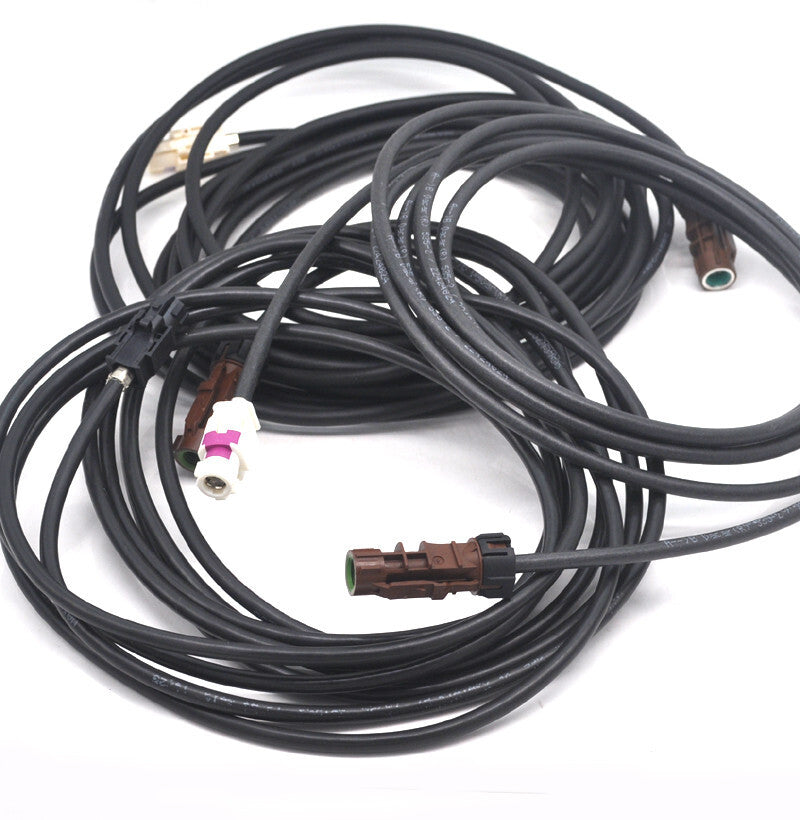 4x SURROUND Side Front Rear CAMERA CONNECT cable for MERCEDES W205 W222 W213 GLC
