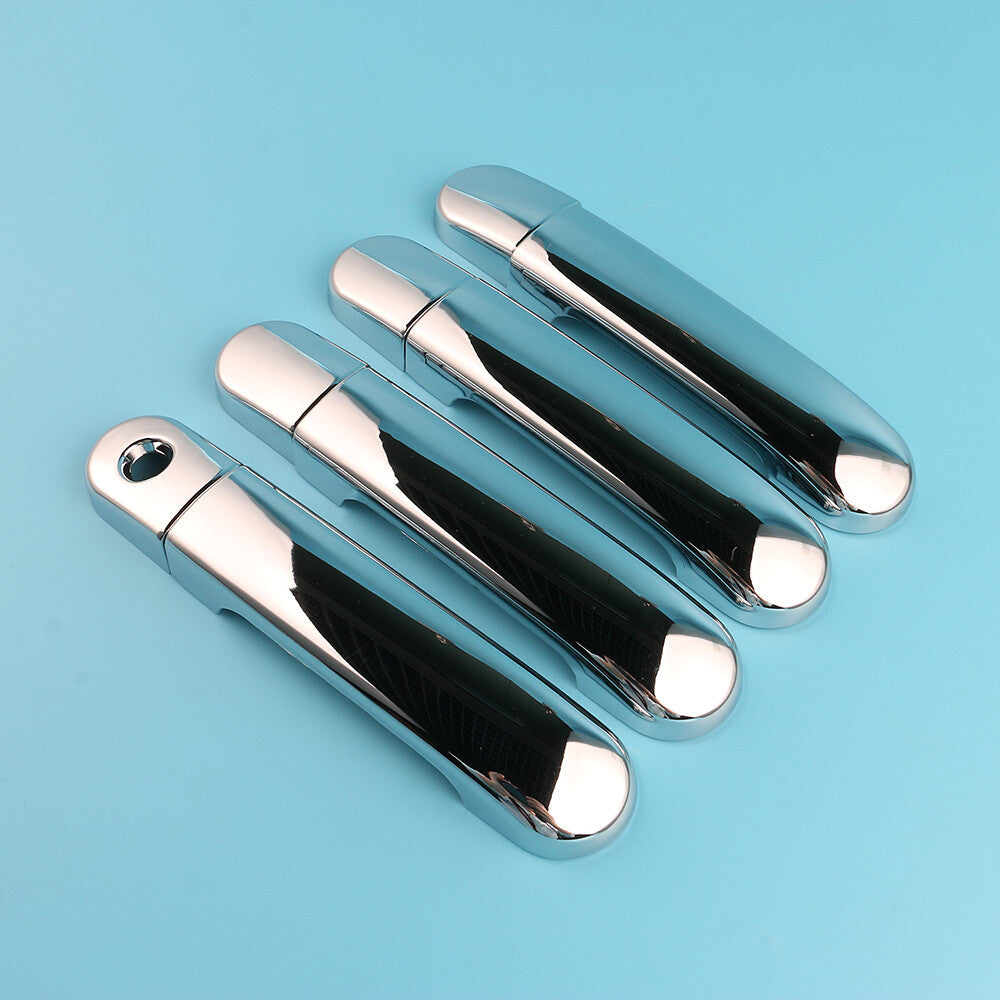 4X Chrome Door Handle Cover for Nissan Versa Tiida Latio 2007-12 Livina 2009-13