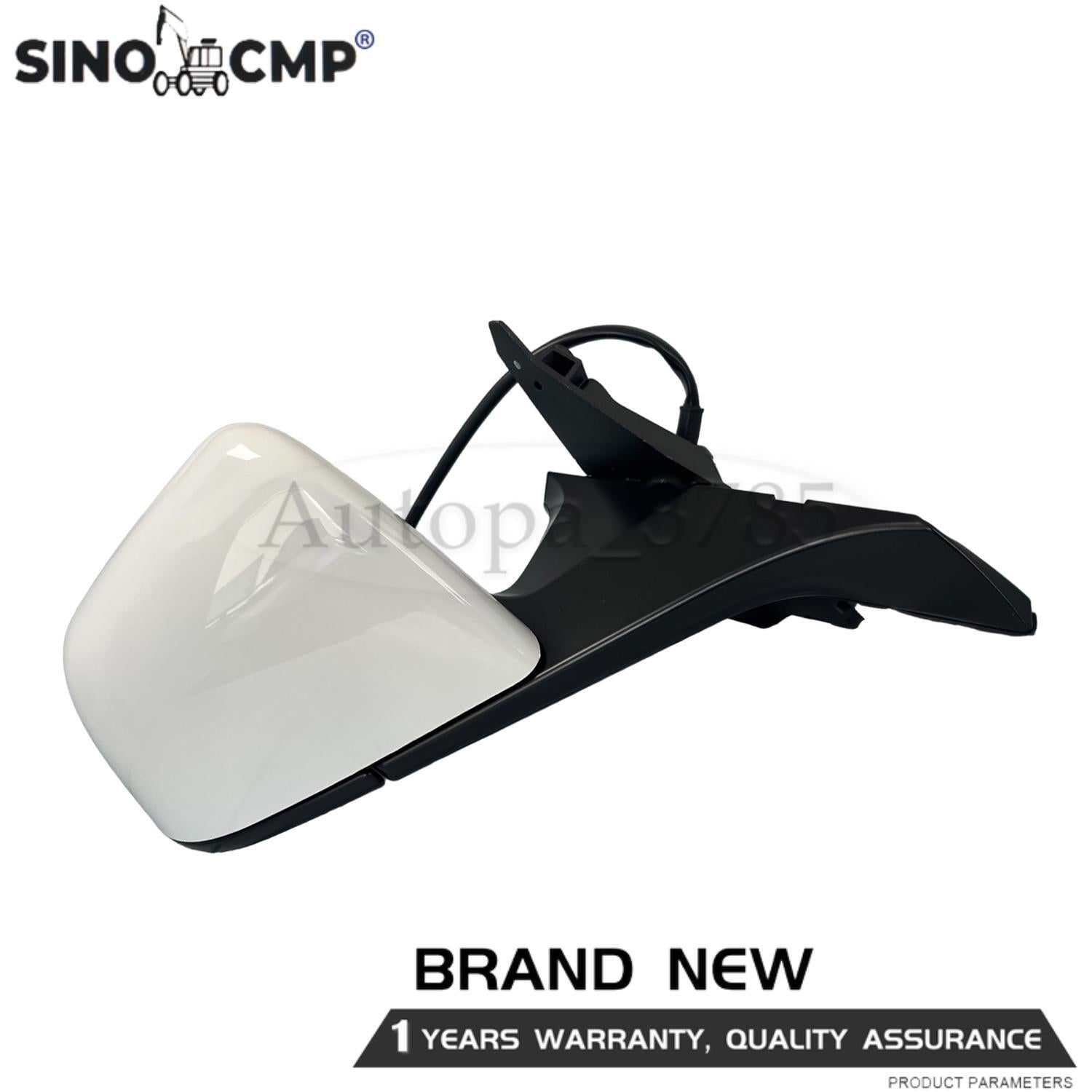 White Right Passenger Mirror for Tesla ModelY for Model Y 2020 2021-2023 1 PLUG