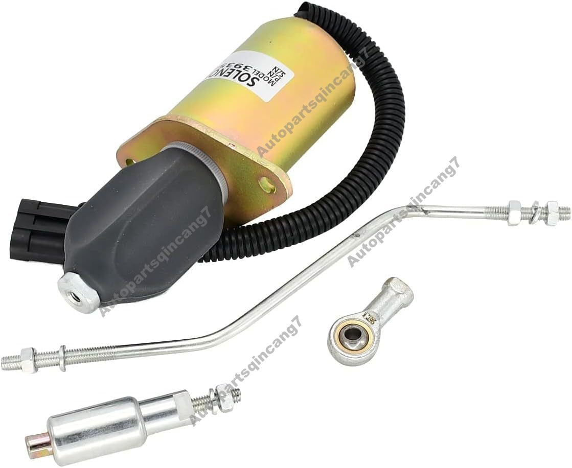 24V Fuel Shutoff Solenoid Valve 3935459 SA-4763-24 for 8.3L 5.9L Engine