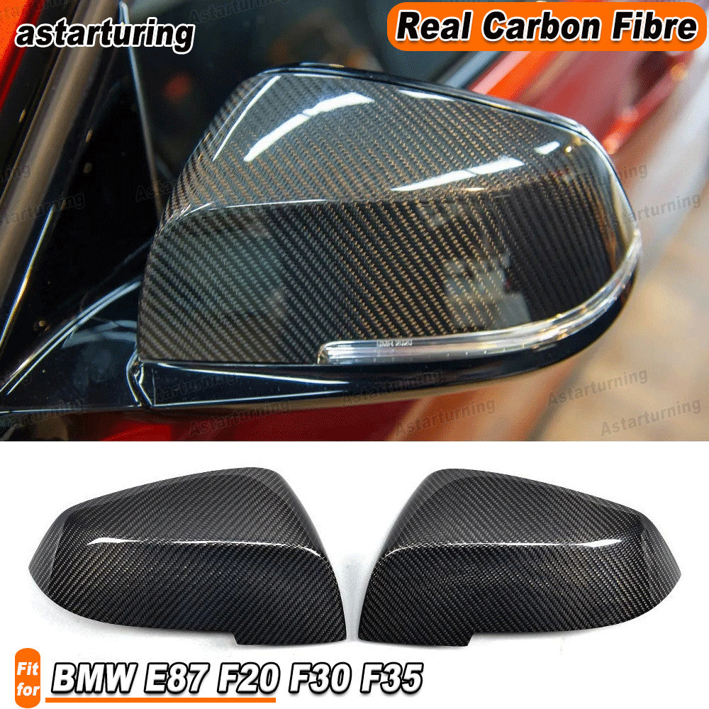 for BMW E84 E87 F20 F22 F30 F32 F33 F35 Replacement REAL Carbon Mirror Cover Cap
