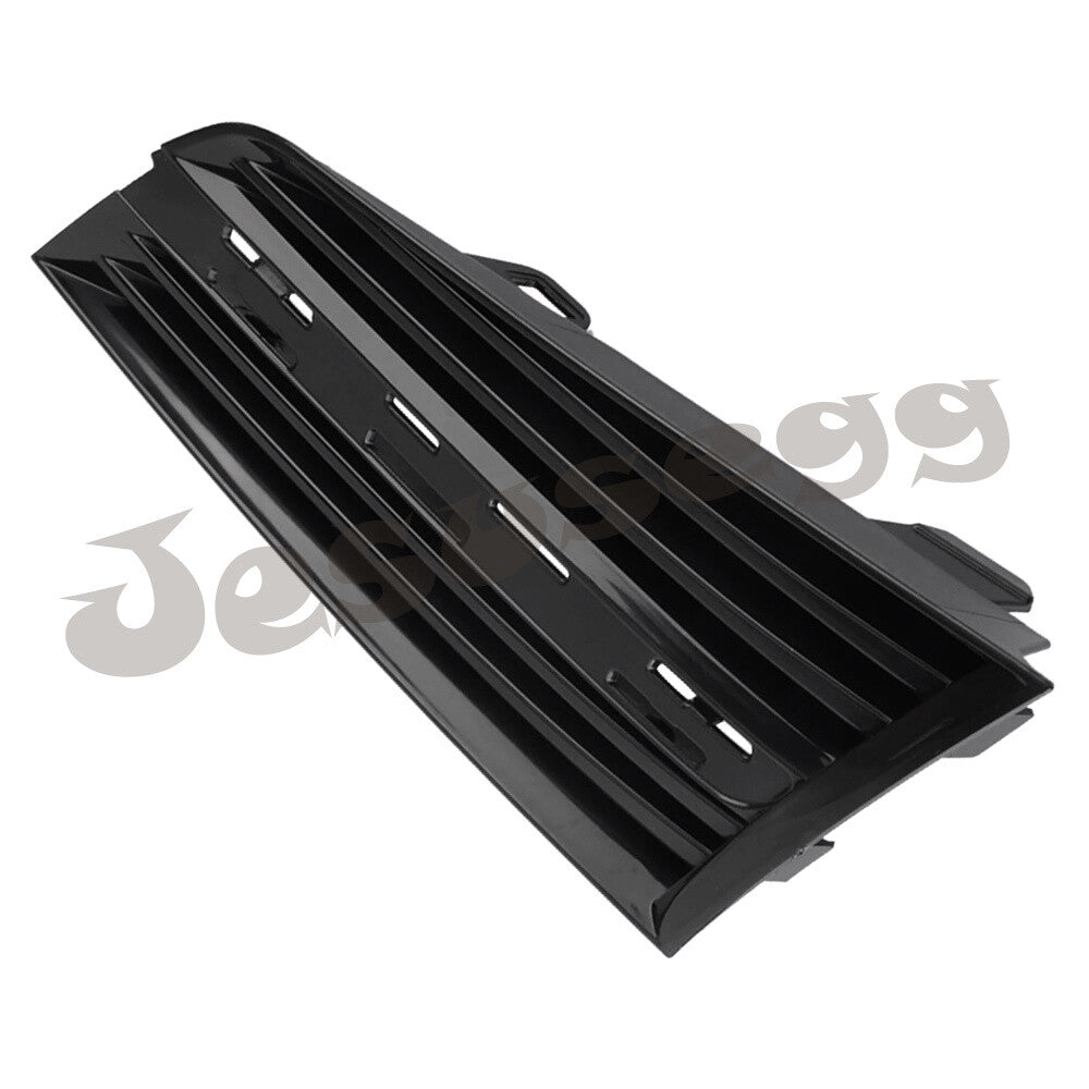 Car Front Left Bumper Lower Fog Light Grill Cover Fit for Cadillac ATS Black