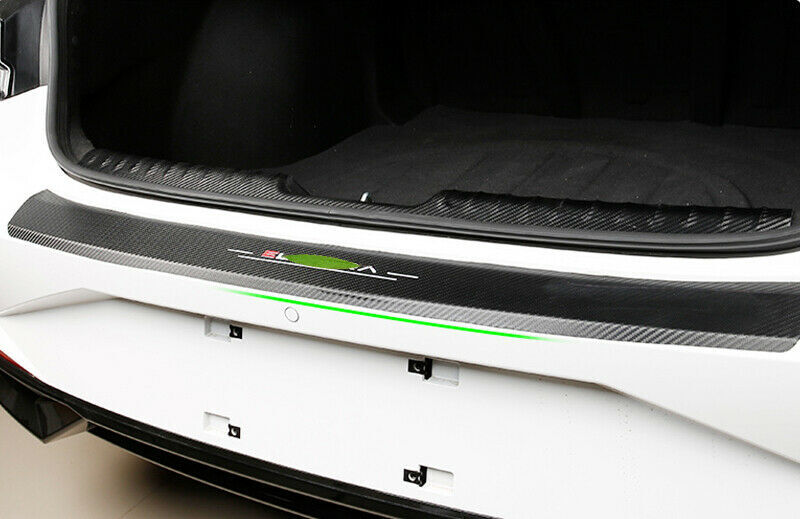 for Hyundai for Elantra 2021-2023 Carbon Fiber Rear Bumper Guard Sill Protector trim