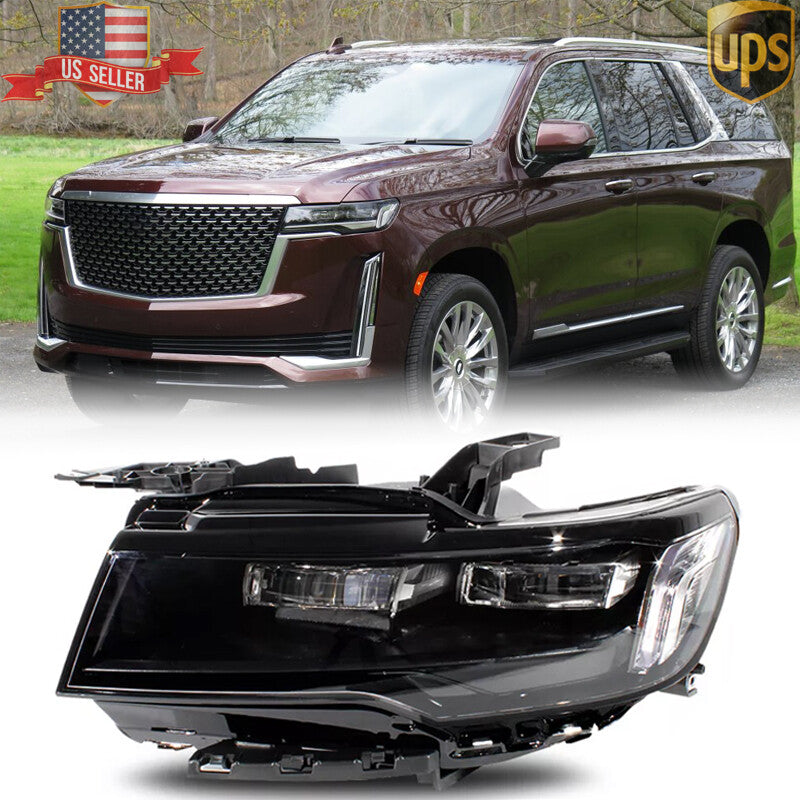 For 2021-2024 for Cadillac for Escalade Left Driver Side FULL LED Headlight Assembly