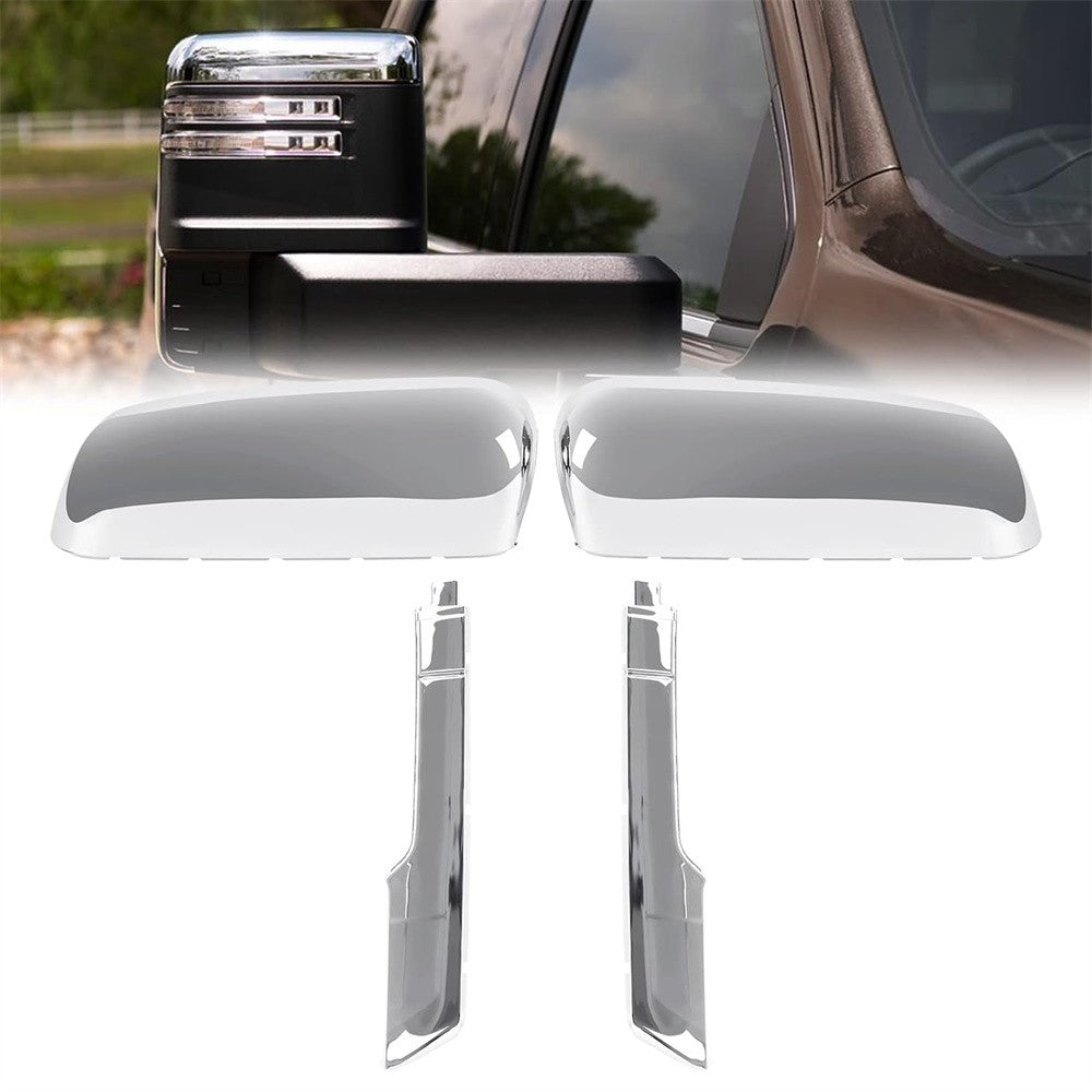 TopSide Mirror Cover Caps For Chevy Silverado for GMC for Sierra HD 2500 3500 2020-23