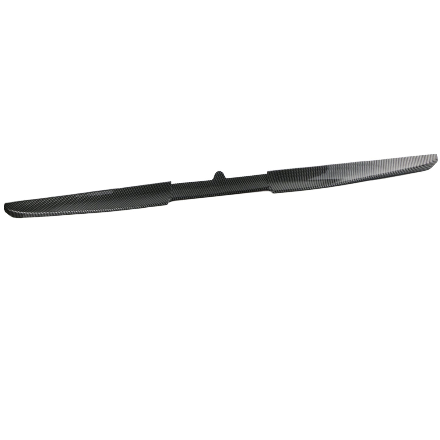 Carbon fiber universal adjustable trunk lip boiler roof rear