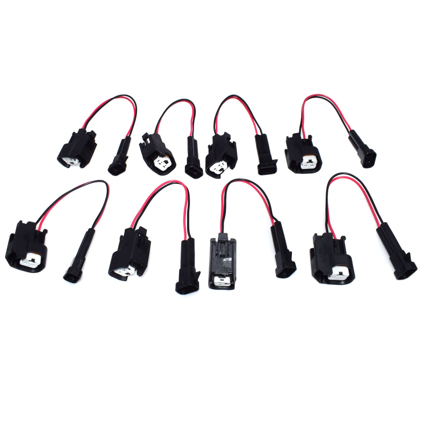 8-Pack LQ4 LQ9 4.8 5.3 6.0 Wiring Harness Plug to LS2 LS3 LS7 Injector Adapter - new