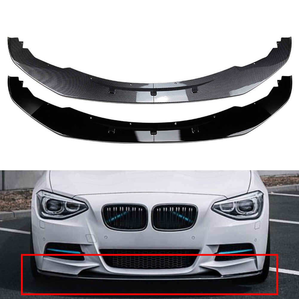 Front Bumper Spoiler Lip for BMW 1 Series F20 F21 M Sport 2011-2015