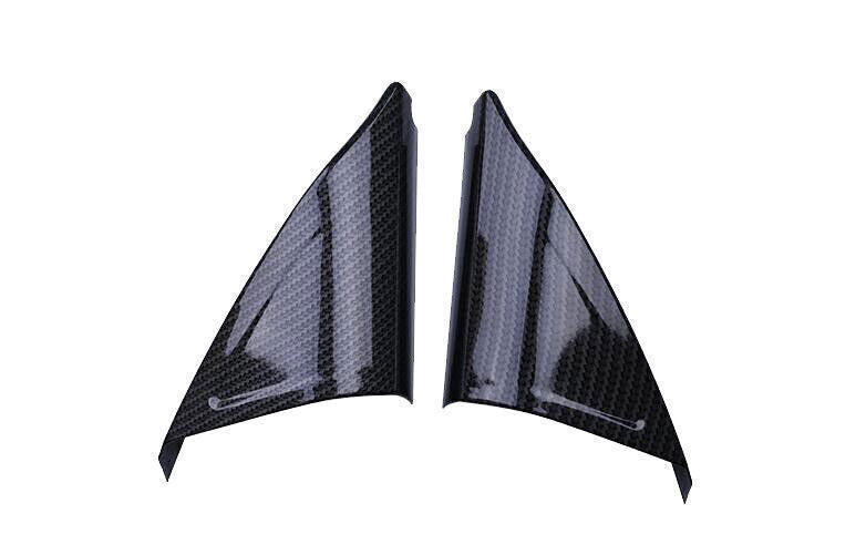 2X for Volkswagen Atlas 2018-23 Carbon Fiber A Pillar Air Outlet Vent Frame Trim