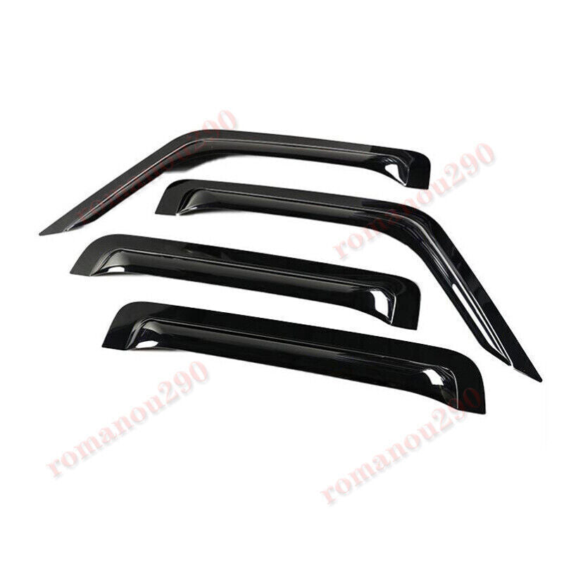for Benz G-Class 2019-24 Black Window Visor Vent Sun Shade Rain Guard Door Visor