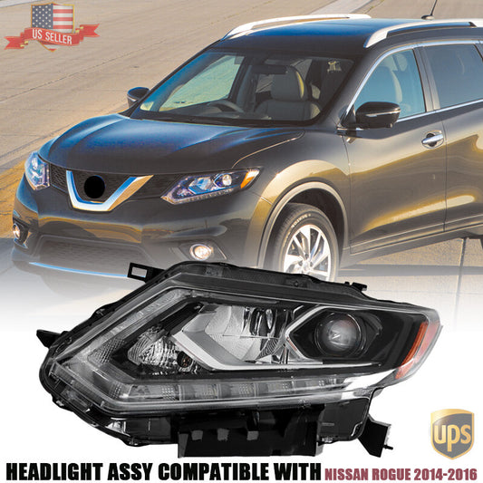26060-4BA5A LED Projector Headlight Assy Driver Side for Nissan Rogue 2014~2016