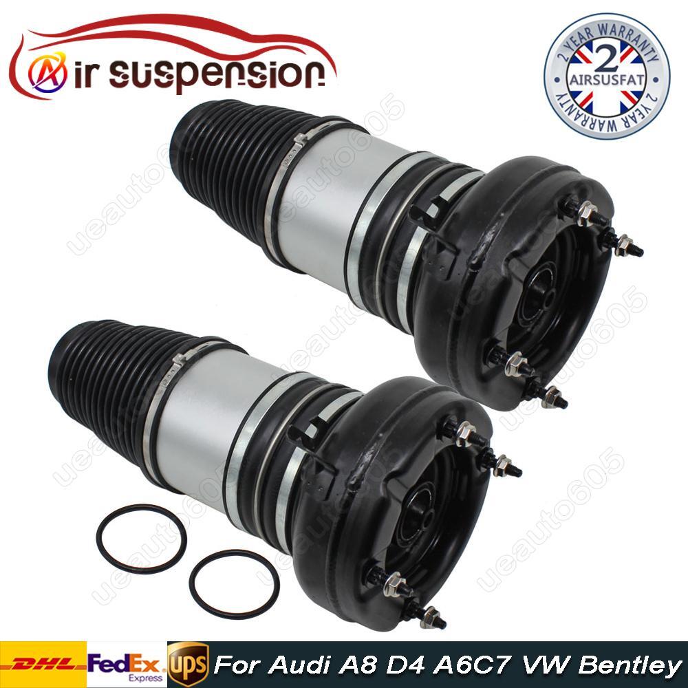 2pcs for Audi for A8 D4 A6 C7 for VW for Bentley Front Air Suspension Spring Bags 4H0616039