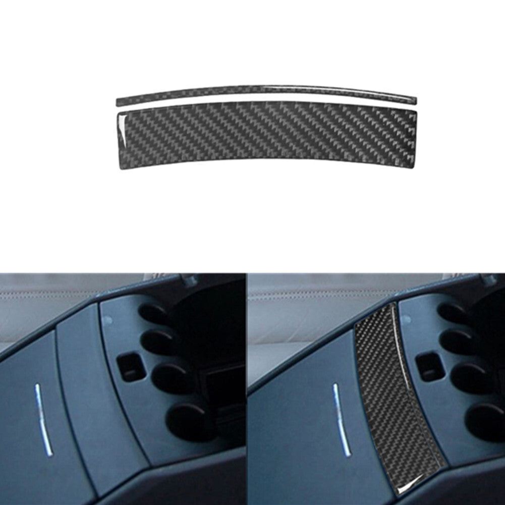 Carbon Fiber Below Armrest Decorative Cover Trim for Chrysler 300 2005-2007