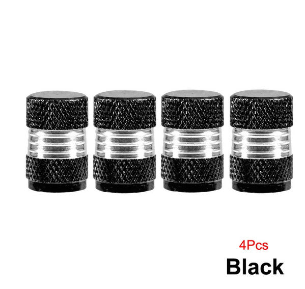 4-piece car tire valve cover rod air dust cover Dice Neo Chrome for Mercedes-Benz