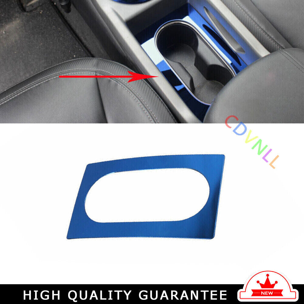 Middle Console Drinking Glass Cover Fit for Kia Sportage R GL 11-2016 Blue Steel