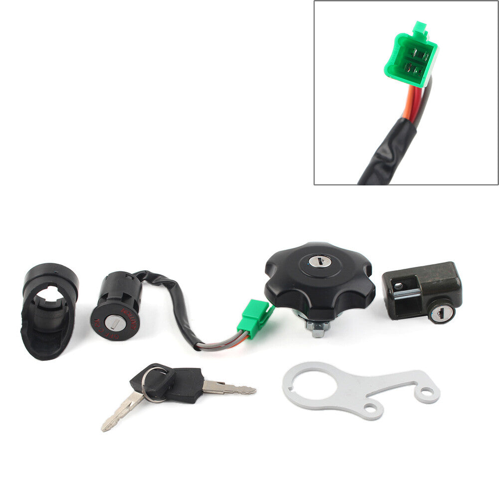 Ignition Key Switch Gas Cap Lock Set Fit for Suzuki DRZ400SM 2005-2022