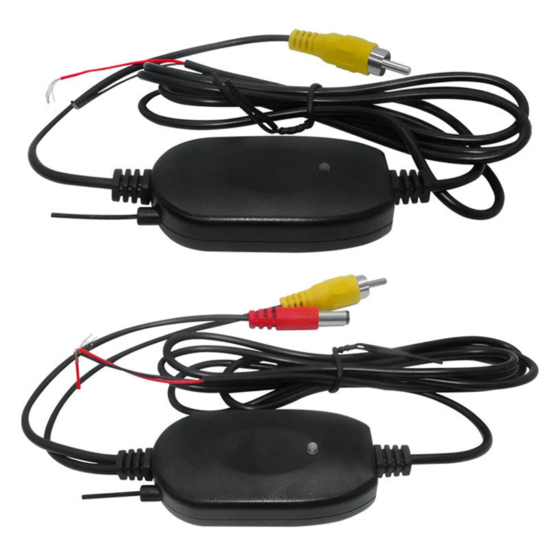 Car 2.4Ghz RCA Wireless Reverse Back UP Rear View LED Camera Parking Sensor Kit