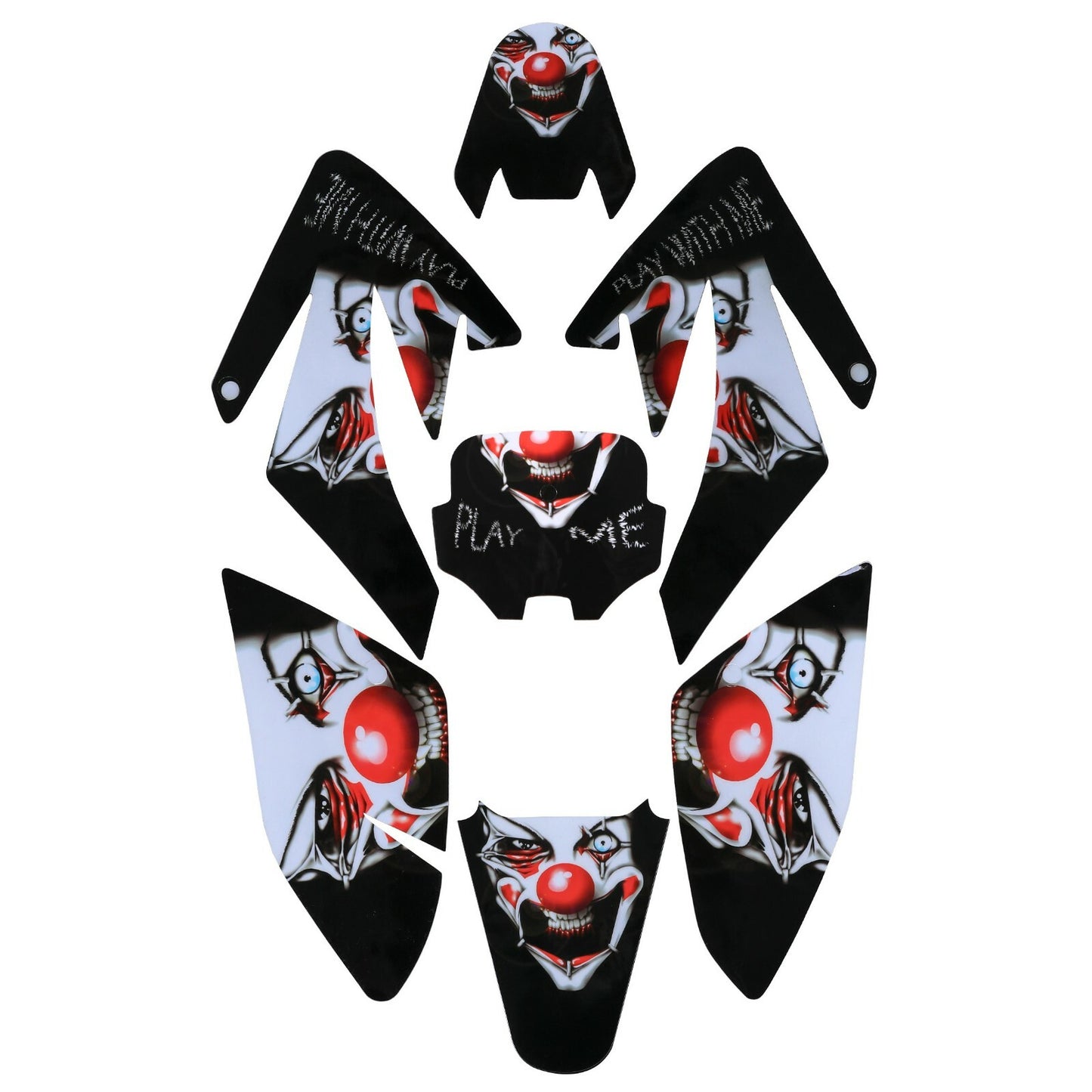 CLOWN Graphic Kit Decals for Honda CRF70, CRF 70, Atomik 125, 140 Pit Bikes