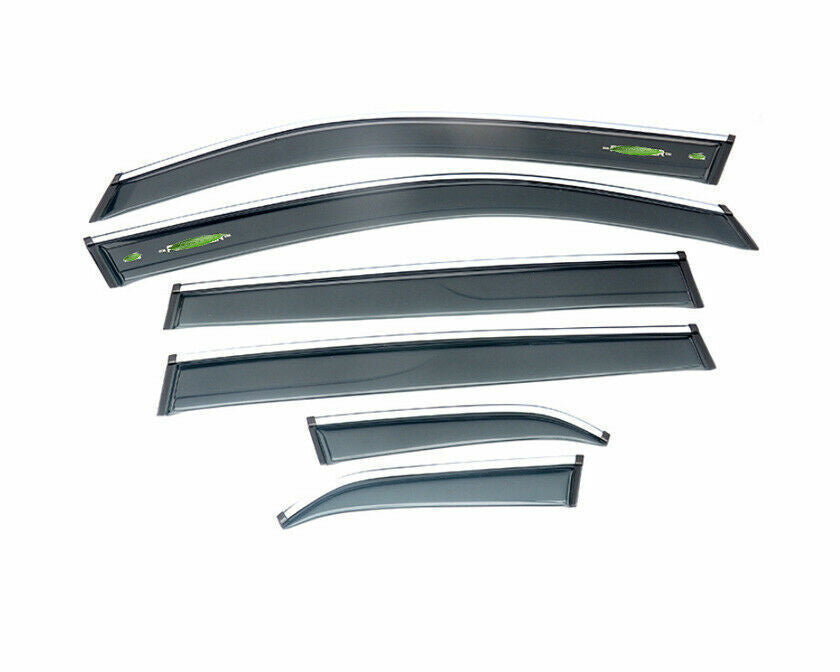 6p for Subaru Forester 2019-24 Window Wind Visors Sun Rain Guard Vent Deflectors