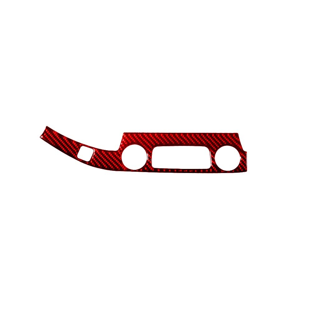 Red Center Control Button+Dashboard Trim Carbon Fiber for Chevy Impala 2014-2020