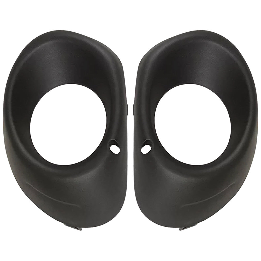 2X Front Left+Right Side Bumper Foglight Cover BlackFor 2013-2015 for Outlander