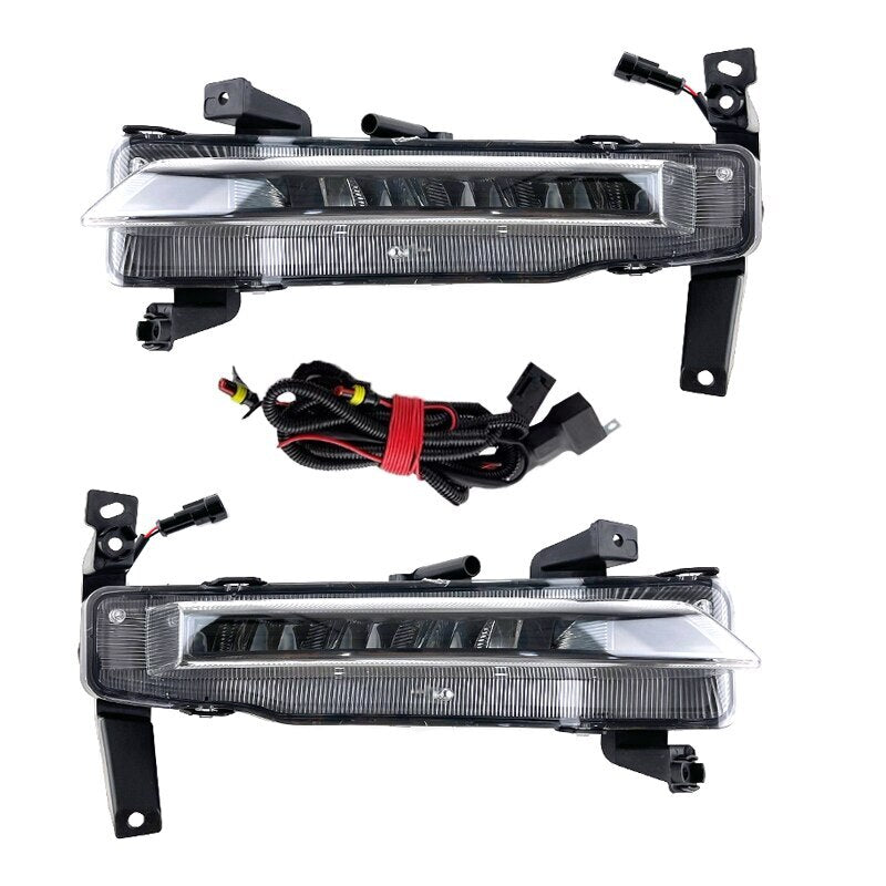 1 set of LED fog lights and daytime running lights for the front bumper of for Chery Tiggo 8 Pro Plus