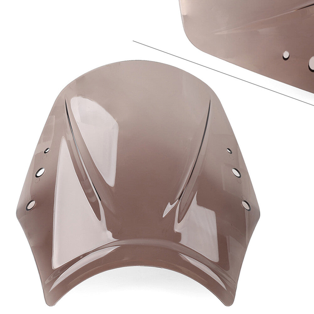 1x Universal Motorcycle Windshield Wind Screen Deflector Wind Shield