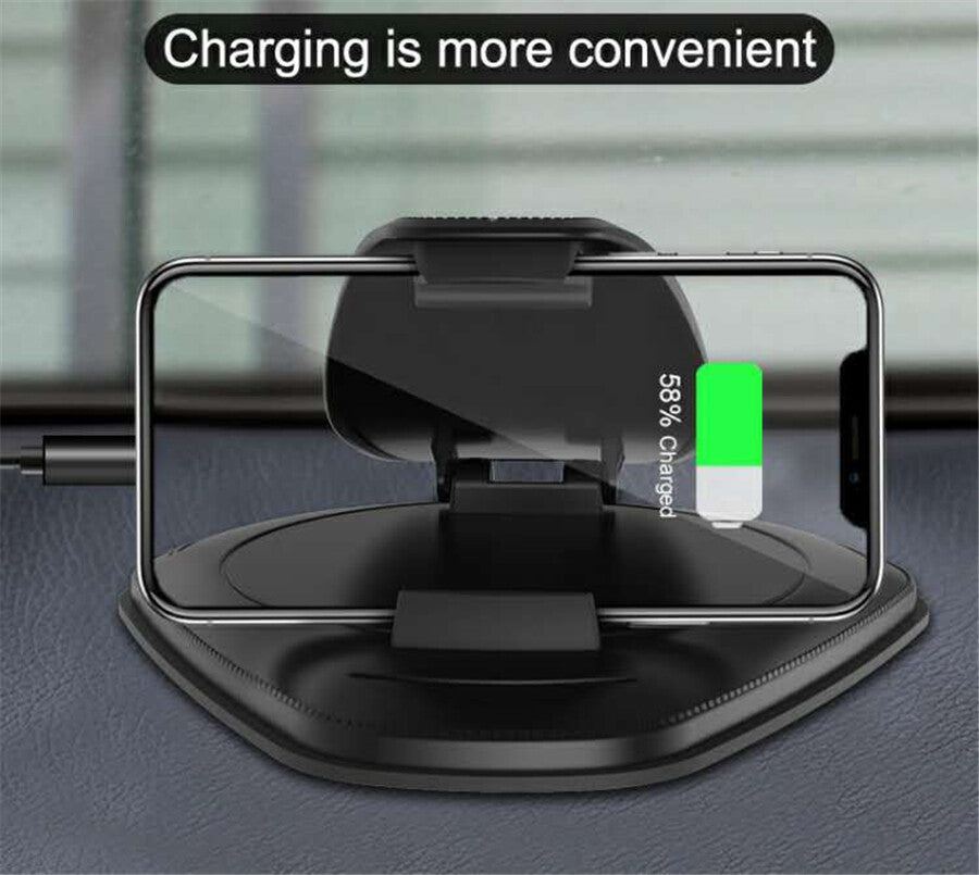 Phone Holder Clip Adjustable For Car GPS Dashboard Mount Stand Accessories