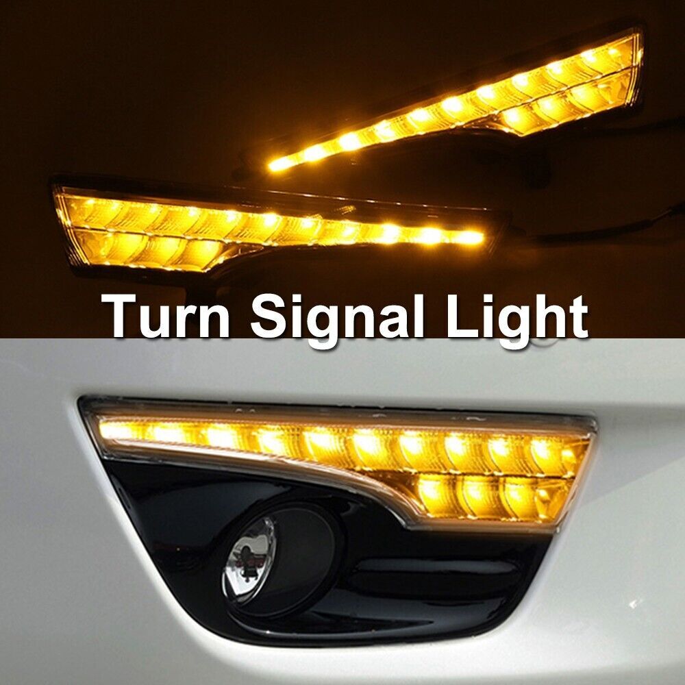 Fit for Nissan Altima 3 2013-2015 Colors LED Fog Light DRL Daytime Running Lamps