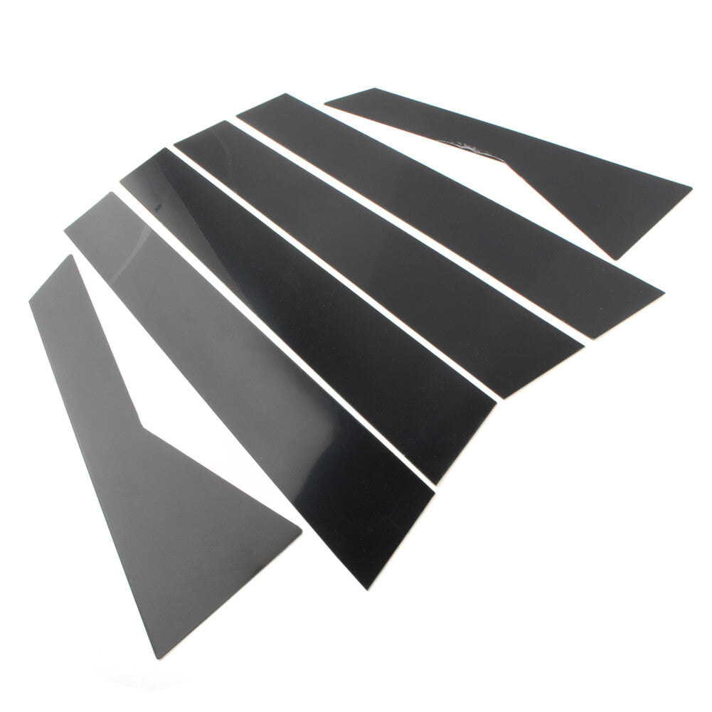 6x Door Trim Pillar Posts Piano Cover Black for VW for Jetta 2019-2021 2020