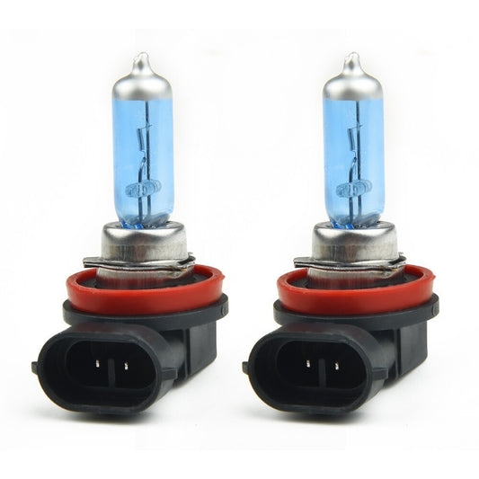 Car Auto H11 White Fog Quartz Halogen Bulb Head Light Lamp 6000K 55W 12V Parts