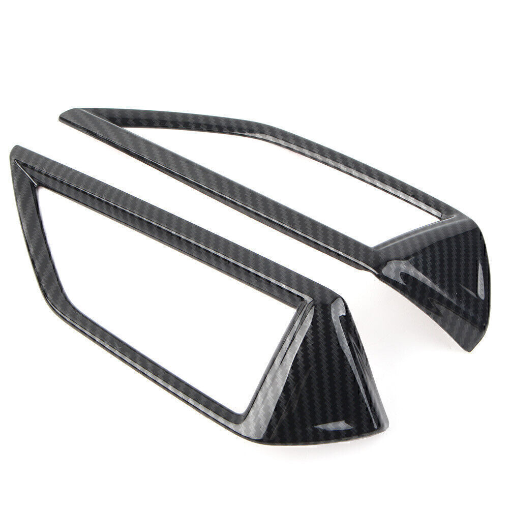 Front Mitte L¨¹ftungsabdeckungs Ordnung f¨¹r for Subaru Forester 19-20 Kohlefaser 2PCS