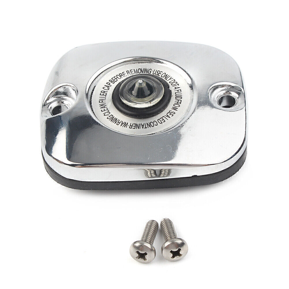 Front Brake Master Cylinder Cover for Harley Big Twin VRSC Sportster 883 Silver