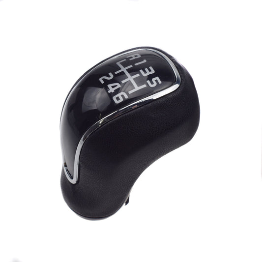 for KIA Forte5 for Hyundai IX25 6-Speed Gear Shift Knob Lever Leather 43711A2300D3B
