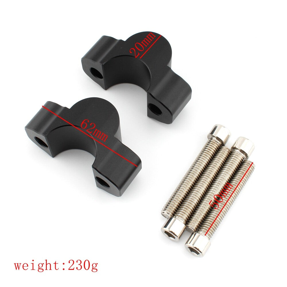 Motorcycle Handlebar Riser Clamp Heighten Adapter for Yamaha Tenere 700 XT700Z