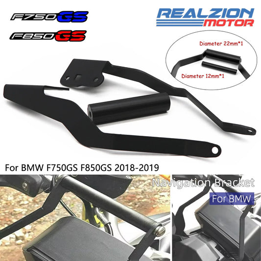 GPS Navigation Bracket Phone Holder Handlebar Support Mount for BMW F 750GS 8500GS