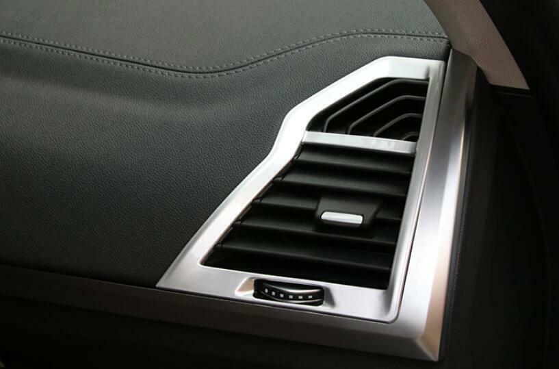 for BMW X3 G01 2018-2021 ABS Silver Inner LR Console Air Outlet Vent Cover Trim