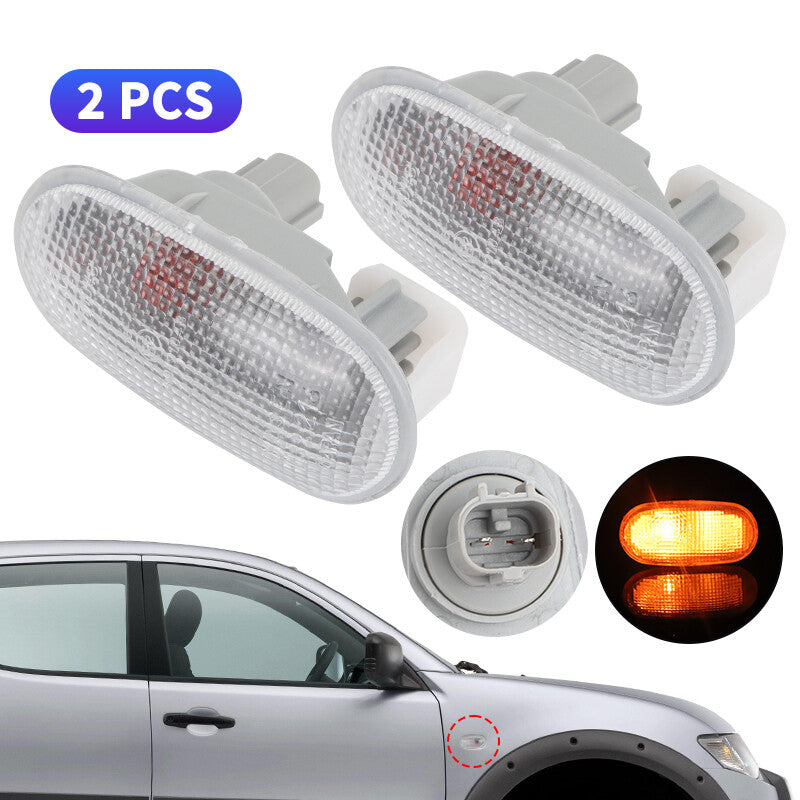 2X Turn Signal Side Marker Light Lamp for 1992-2000 for Mitsubishi Lancer Mirage New