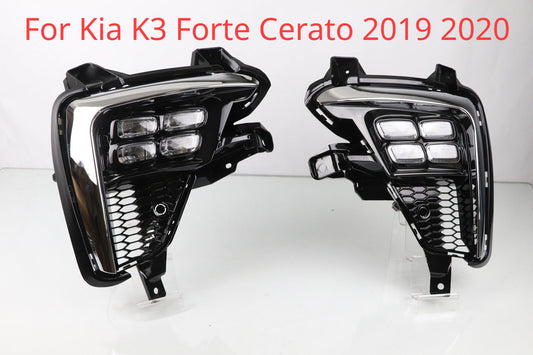 DRL Daytime Running LED Driving Light Fog Lamp for Kia K3 Forte Cerato 2019 2020