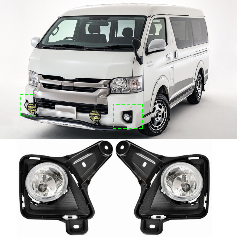 Pair Fog Lamp for TOYOTA Hiace 200 Van 2010 2011-2013