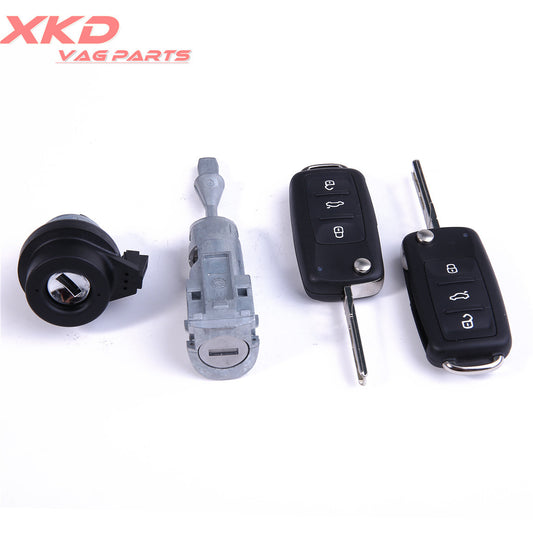 Car LOCK KEY SET Fit for VW for Jetta MK6 MKVI 5C6800375