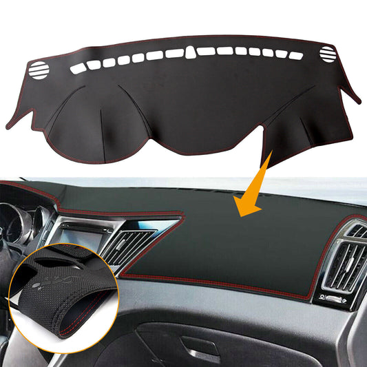 1X Leather Dashboard Dash Mat Non-slip DashMat Sun Pad for Hyundai Sonata 12-14